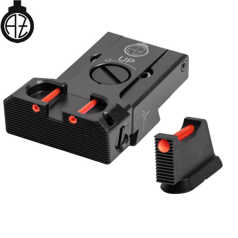 CZ 75B, CZ P-01, CZ 75 SP-01 verstellbare Visierung mit Faseroptik | Typ B Zendl
