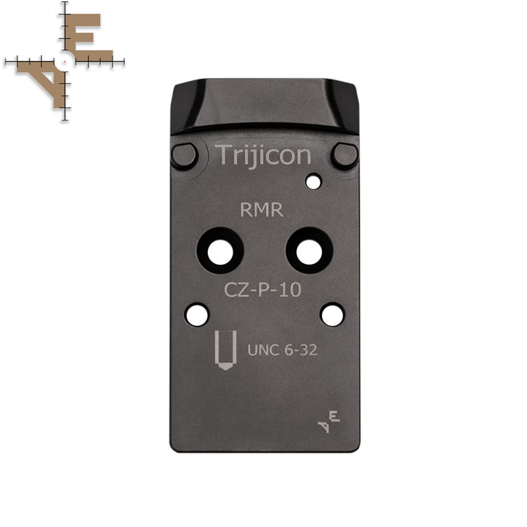 CZ P-10 plaque adaptatrice Optics Ready | Trijicon RMR empreinte