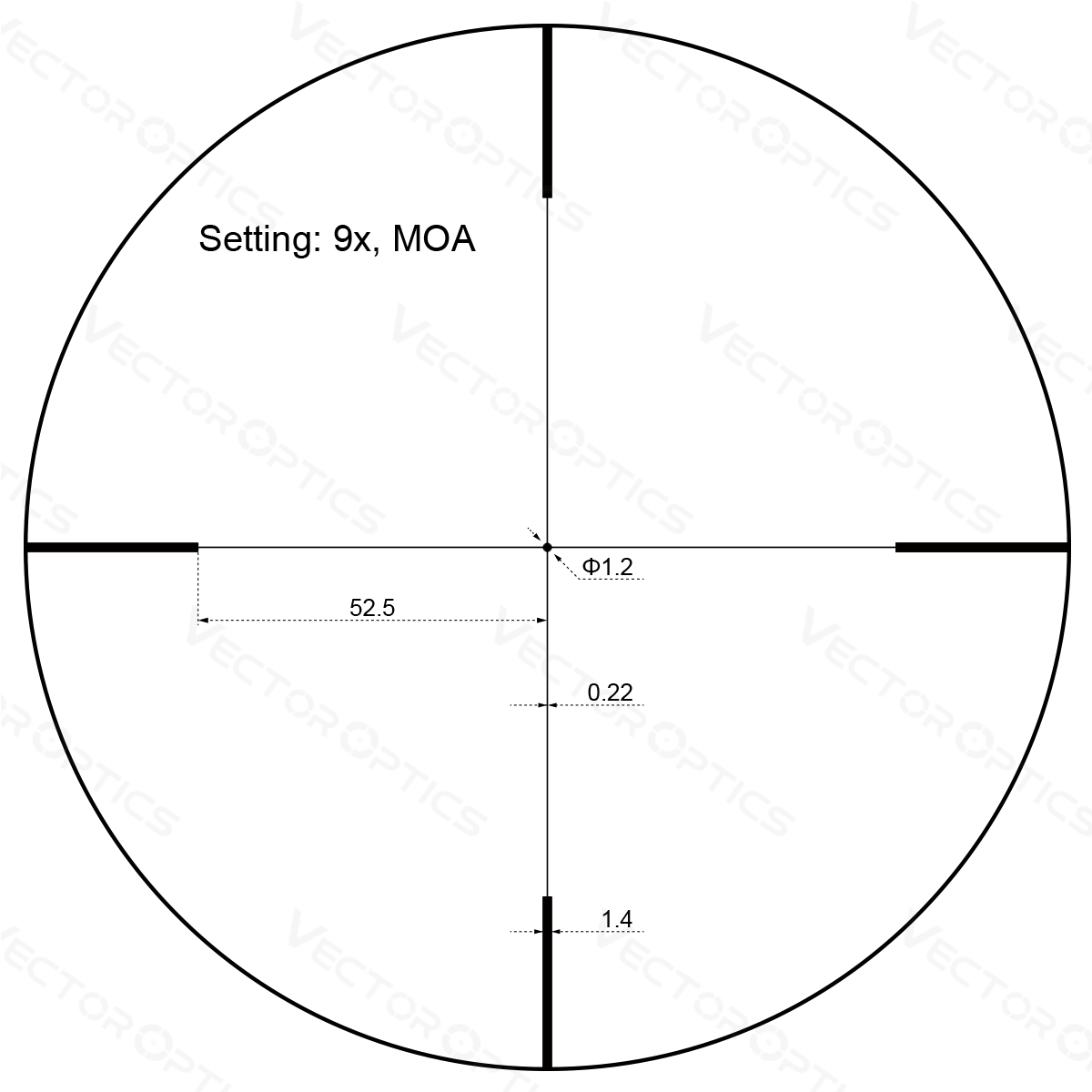 Vector Optics Forester JR. 3-9x40 lunette de visée Vector Optics