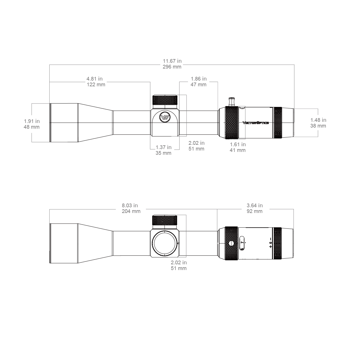 Vector Optics Forester JR. 3-9x40 rifle scope Vector Optics