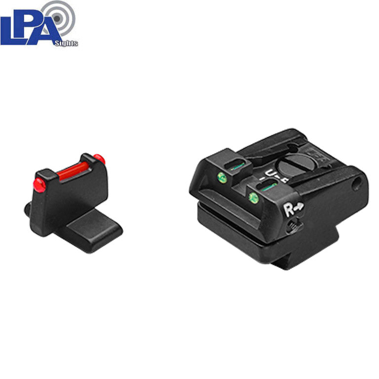 HK VP9 OR & HS SFP9 OR adjustable sight set with fiber optics LPA