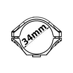 34mm anelli per ottiche