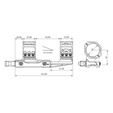 Supporto per cannocchiale da 30 mm a sbalzo | Base Ergo QD Picatinny 
