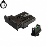 Walther PDP mire basse regolabili con fibre ottiche | type