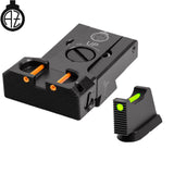 CZ 75B, CZ P-01, CZ 75 SP-01 mire regolabili con fibra ottica | tipo B Zendl