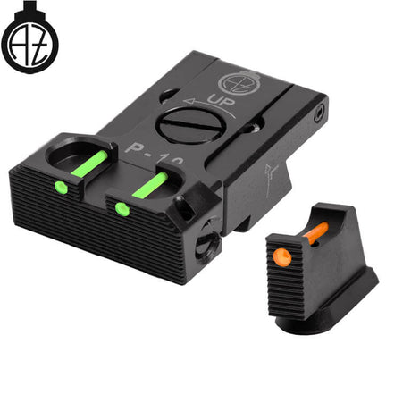 CZ P-10 organes de visée réglables avec fibre optique | type B