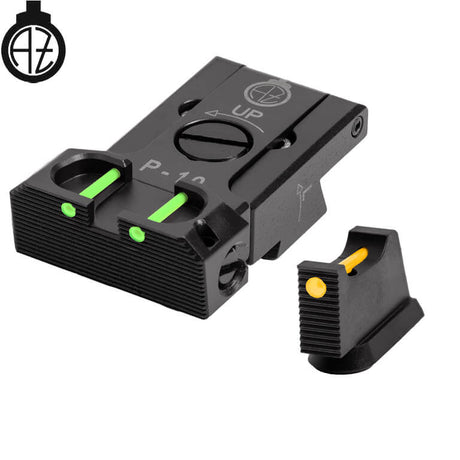 CZ P-10 organes de visée réglables avec fibre optique | type B