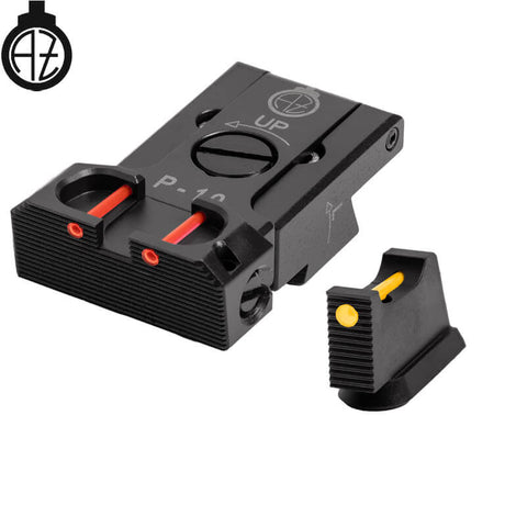 CZ P-10 organes de visée réglables avec fibre optique | type B
