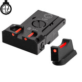 CZ Shadow 2, CZ 75 SP-01 Shadow organes de visée réglables avec fibre optique | type B