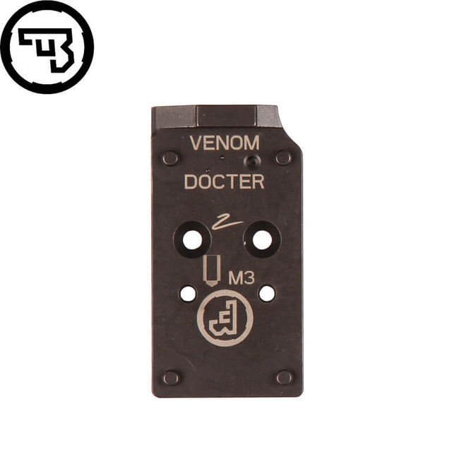 CZ Shadow 2 plaque adaptatrice Optics Ready | Docter empreinte