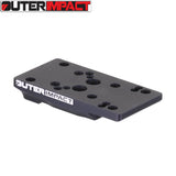 CZ TS 2 attacco red dot | type C [RMR RTS Docter impronta]