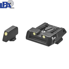 Organes de visée réglables pour Glock [G17 G19 G26 & other] | avec points luminescents