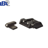 HK VP9, SFP9, VP40, P30, HK45 organes de visée réglables | points blancs