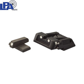 HK VP9, SFP9, VP40, P30, HK45 organes de visée réglables | points blancs