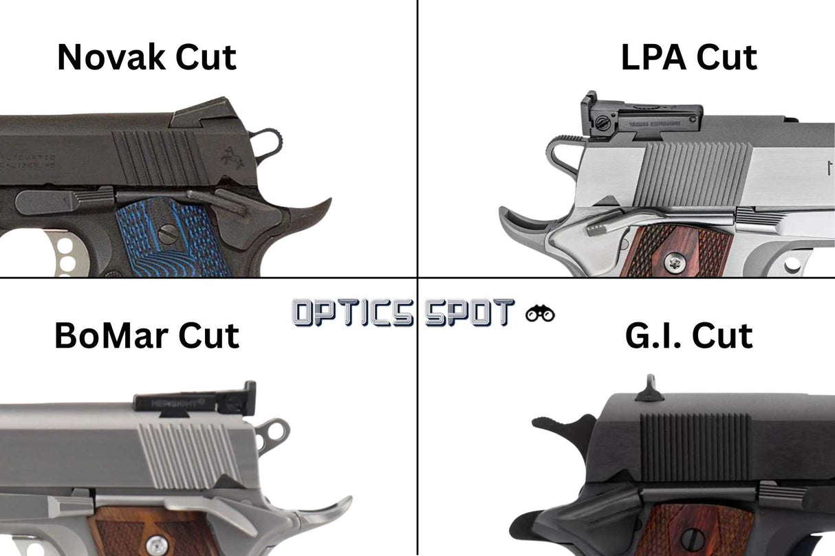 1911 [G.I. Cut] attacco red dot | Trijicon RMR impronta EGW