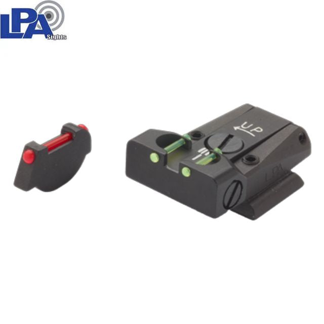 Ruger P91 - P97 adjustable sight set | with fiber optics type B
