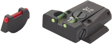 Ruger P91 - P97 ensemble de viseurs réglables | avec fibre optique type B 