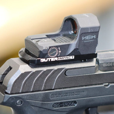 Ruger Security 9 montage point rouge | type C [RMR RTS Docter empreinte]