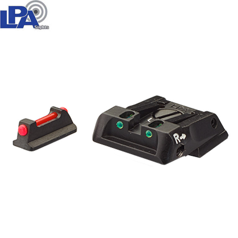 Walther Q4 SF OR & Q5 Match SF organes de visée réglables | avec fibre optique