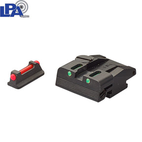 Walther [PPQ P99 Creed PPX & PPS] verstellbare Visierung | mit Faseroptik