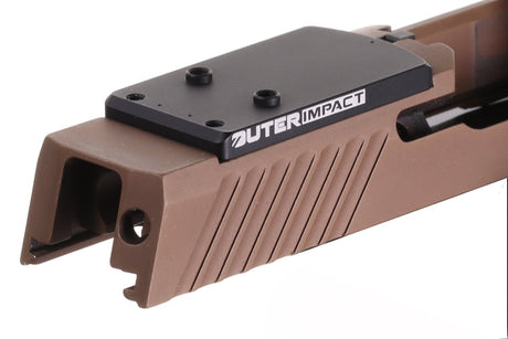 Sig P320 [models with removable rear sight] piastra adattatrice | type S [RMSc DPP & K-series impronta]