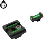 Visierung für Glock [G17 G19 G26 & other] mit Faseroptik | Typ B