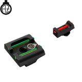 Visierung für Glock [G17 G19 G26 & other] mit Faseroptik | Typ B