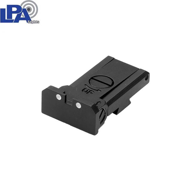 Tanfoglio Match, Stock & Custom fully adjustable rear sight | with white dots
