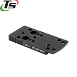 Tanfoglio Stock 2 Optic [Pre 2022] plaque adaptatrice | type A [RMSc DPP & Docter empreintes]