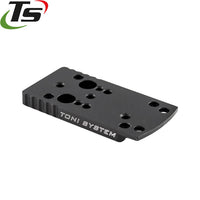 Tanfoglio Stock 2 Optic [Pre 2022] plaque adaptatrice | type A [RMSc, DPP & Docter empreintes] 