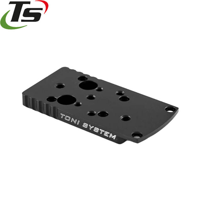 Tanfoglio Stock 2 Optic [Pre 2022] plaque adaptatrice Optics Ready | type B [RMR & RTS empreintes]