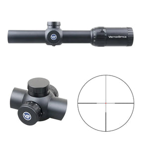 Vector Optics Constantine 1-10x24 cannocchiale da puntamento Fiber Center Dot Vector Optics
