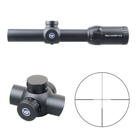 Vector Optics Constantine 1-10x24 cannocchiale da puntamento Fiber Center Dot Vector Optics