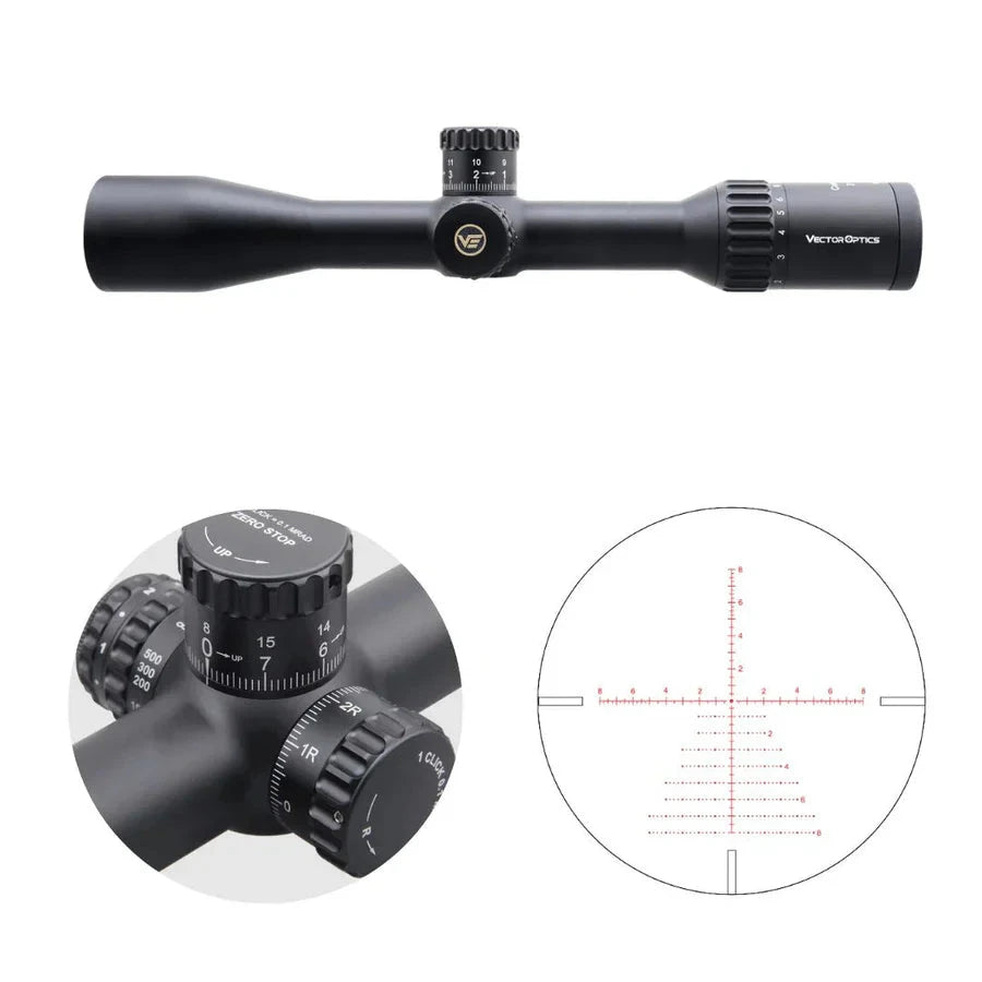 Vector Optics Continental x8 2-16x44 ED Tactical Zielfernrohr Vector Optics