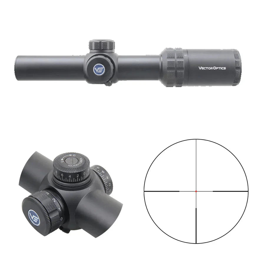 Vector Optics Grizzly 1-4x24 Lunette de chasse Vector Optics