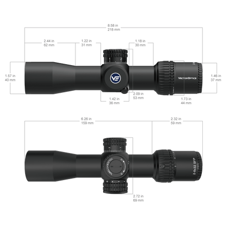 Vector Optics Veyron 2-8x32IR kompaktes Zielfernrohr