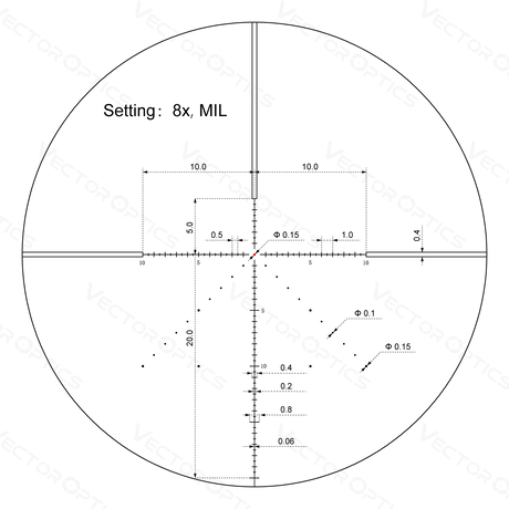 Vector Optics Veyron 2-8x32IR kompaktes Zielfernrohr