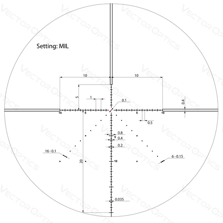 Vector Optics Veyron 4-16x44 IR First Focal Plane beleuchtetes Zielfernrohr