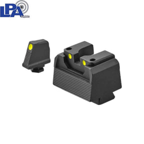Walther PDP hohe halbverstellbare Visierung | mit lumineszierenden Punkten