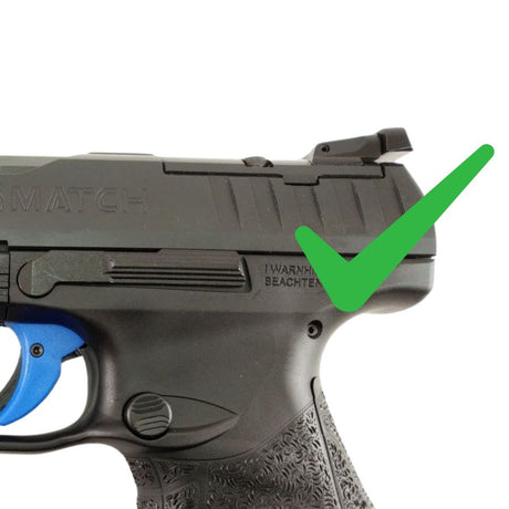 Walther PPQ [Q4 & Q5] piastra adattatrice | Trijicon RMR impronta