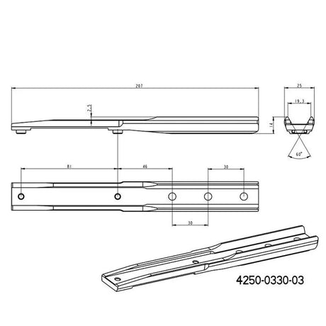Adapter für InfiRay Rico RL 42 RH 50 | Blaser Basis
