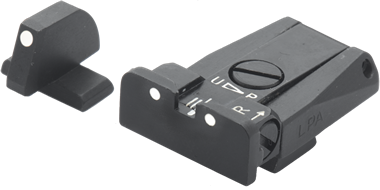 Beretta [Stock Brigader Billenium] verstellbare Visierung | weiße Punkte