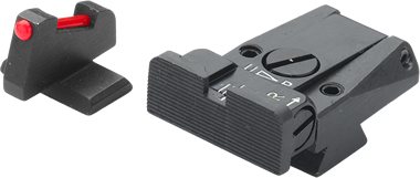 Browning Hi-Power organes de visée réglables | fibre optique