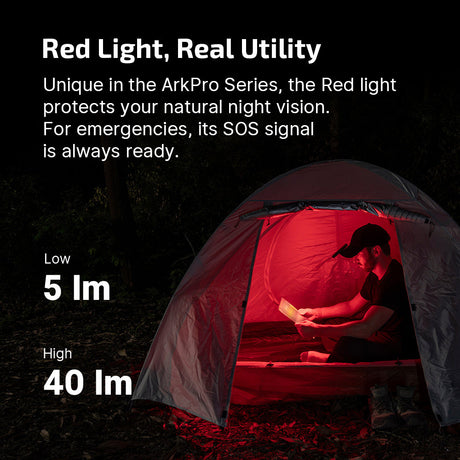 Olight ArkPro Lite | flache 3-in-1 EDC Taschenlampe | 1.200 lm