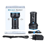 Olight Marauder 2 | ultra leistungsstarke wiederaufladbare Taschenlampe | 14.000 lm