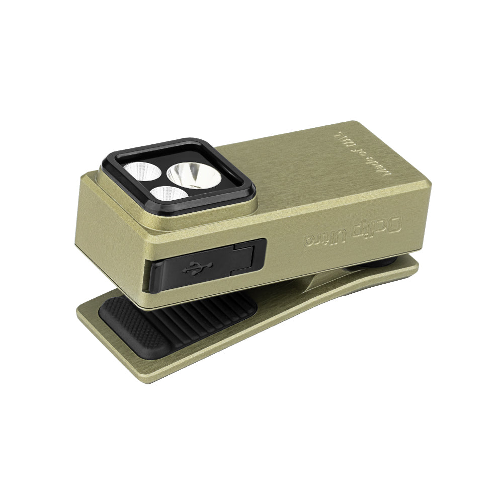 Olight Oclip Ultra | lampe EDC clip-on 3-en-1 | 530 lm - Olive Green