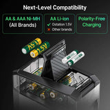 Olight Ostation 2 Pro | caricabatterie intelligente AA/AAA | 3-in-1
