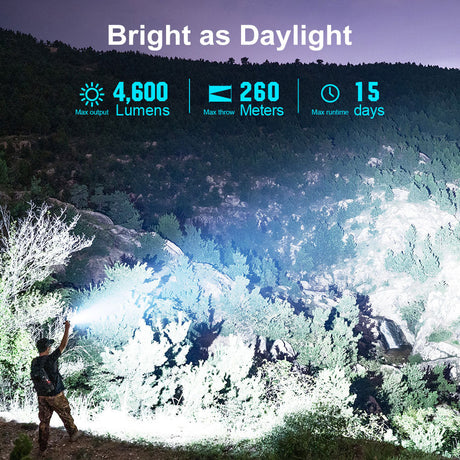 Olight Seeker 4 Pro | lampe haute puissance | 4.600 lm