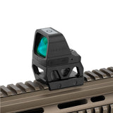 Slitta Picatinny attacco red dot with raiser [21 mm] | Trijicon RMR impronta