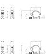 30mm Zielfernrohrmontageringe | Picatinny-Basis mit Schraubmutter - Niedrig